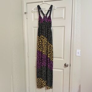 100% Silk Lea and Honey Maxi Dress